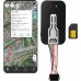 Rastreador Satelital 12V con corte de corriente 4G-3G-2G